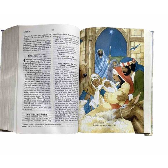 Holy Bible Children's Illustrated Edition Contemporary English Version- Used - Picture 2 of 8